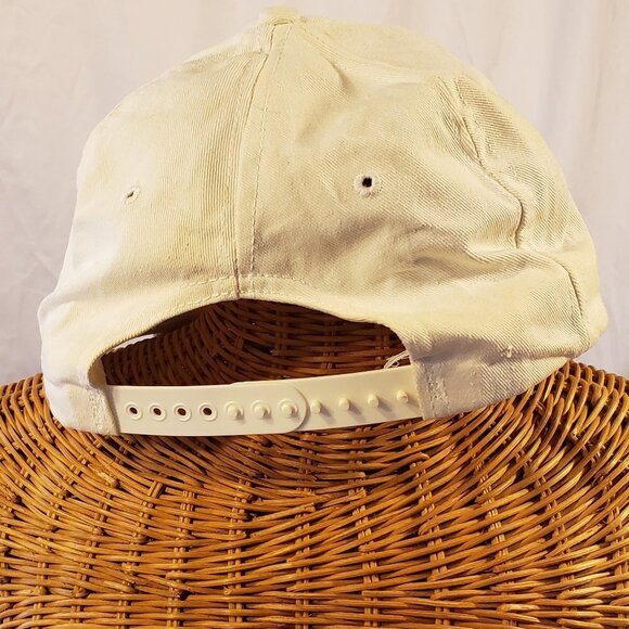 Men's UNC Ball Cap in White w/Blue Embroidered Logo - OS - Picture 3 of 5